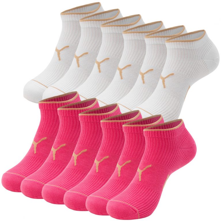PUMA 12 PARES CALCETINES MUJER CORTOS