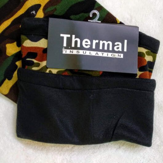 Braga gorro polar thermal hombre reversible camuflaje nueva