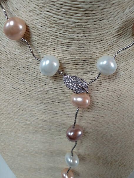 Collar perlas con broche multiposicion Nuevo con etiquetas (105) - Imagen 9