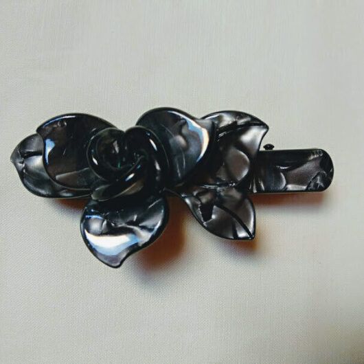 Pasador pinza pelo color gris mujer  Nuevo