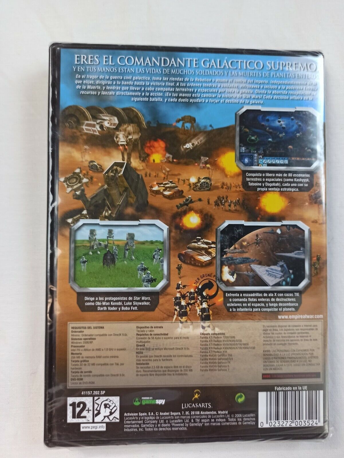 STAR WARS El Imperio En Guerra PC SOLO WIN 2000/XP Nuevo (140) - Imagen 3