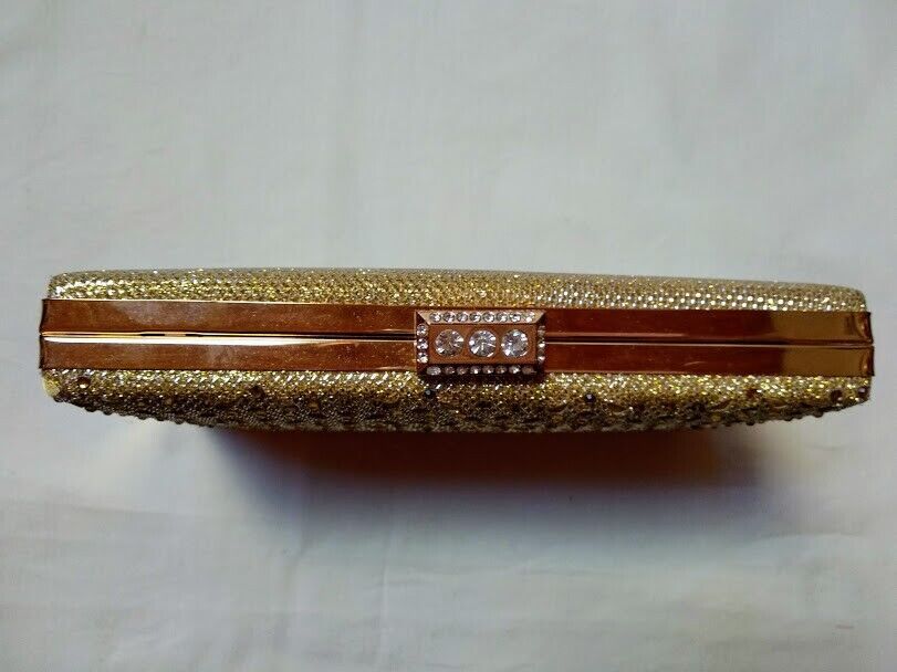 Bolso fiesta,clutch,cartera de mano mujer con cadena Nuevo - Imagen 4