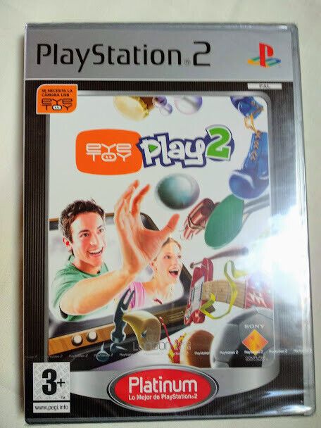 EyeToy:Play 2 para playstation 2 Nuevo y precintado Pal edicion platinum
