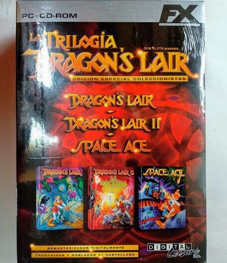 La Trilogia Dragons Lair edicion especial coleccionista PC Nuevo y precintado