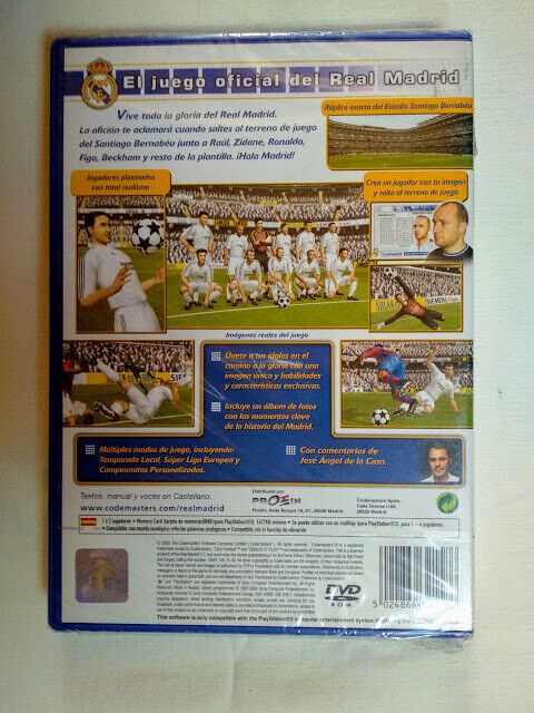 Real Madrid Club Football para playstation 2 Nuevo y precintado Pal - Imagen 3
