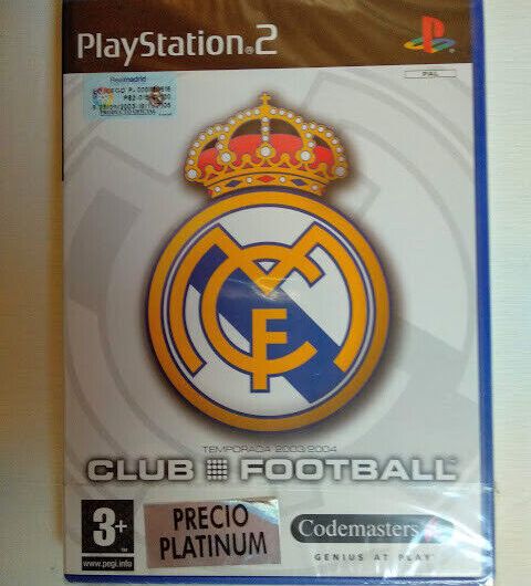 Real Madrid Club Football para playstation 2 Nuevo y precintado Pal