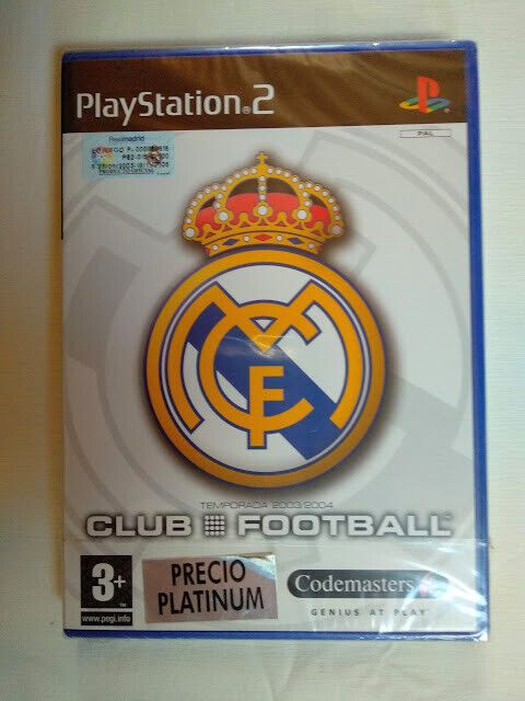 Real Madrid Club Football para playstation 2 Nuevo y precintado Pal