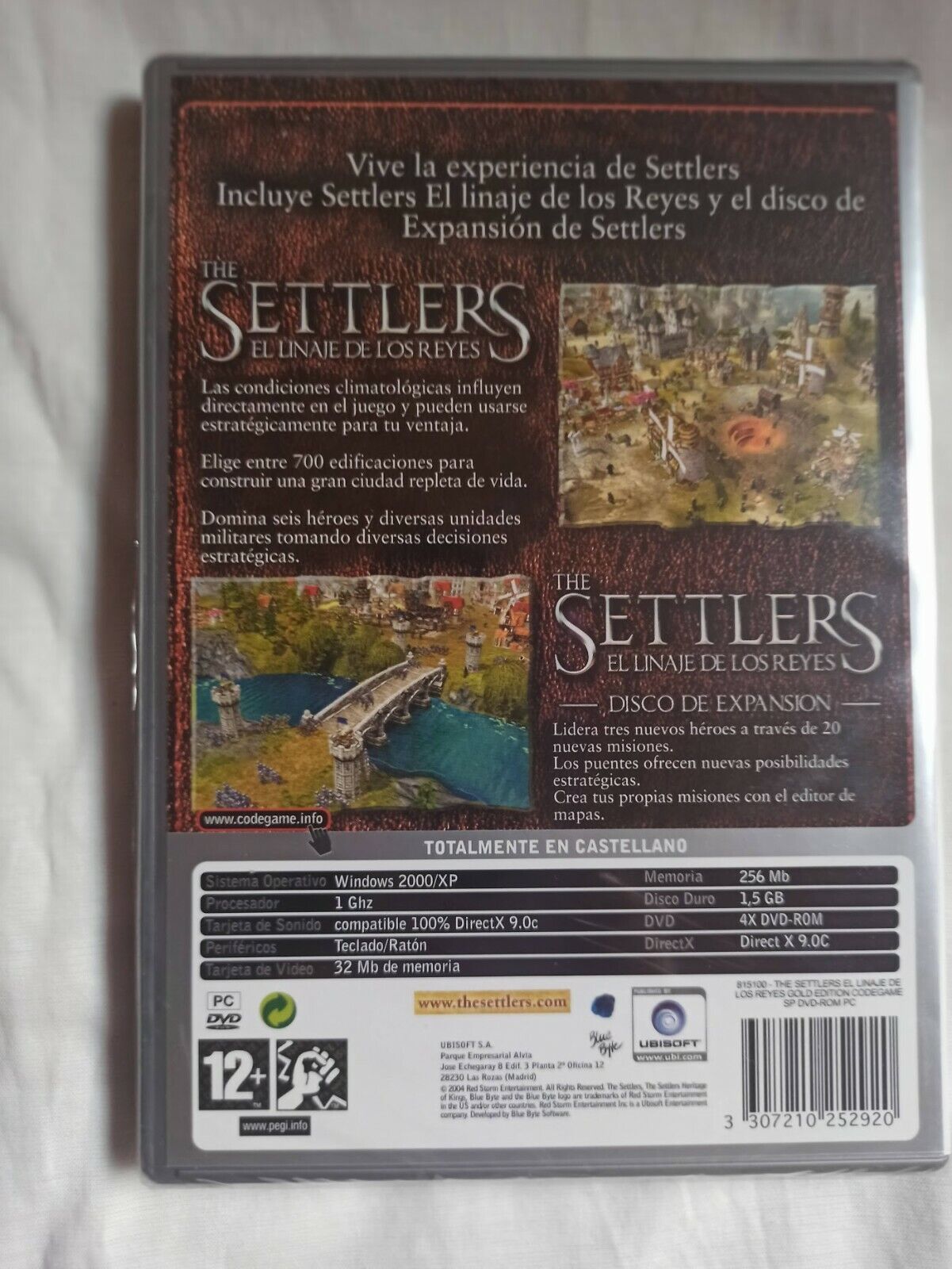 SETTLERS GOLD EDITION PC SOLO WIN 2000 / XP Nuevo precintado (142) - Imagen 3