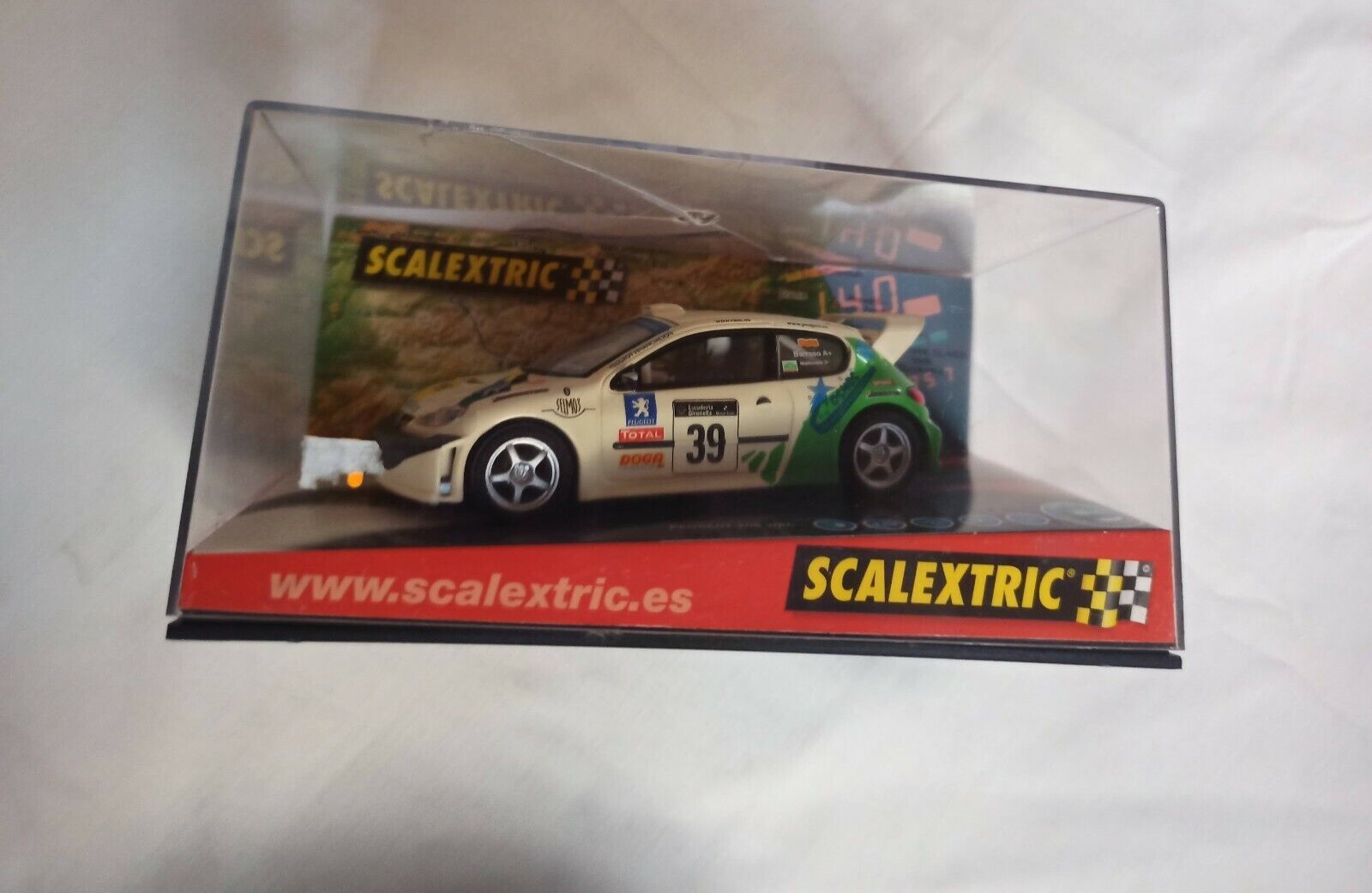 Scx Peugeot 206 WRC Criterium Ref 6172 1/32 Nuevo a estrenar en caja rota(147)