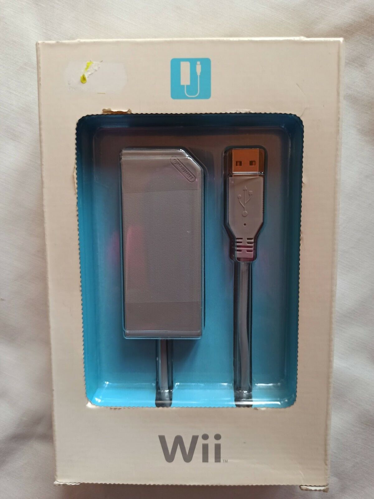 Adaptador LAN PARA NINTENDO Wii ORIGINAL NUEVO (151)