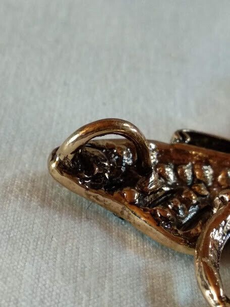 Broche vintage tipo art deco mariposa y flor cuajado piedras .Nuevo (106) - Imagen 6