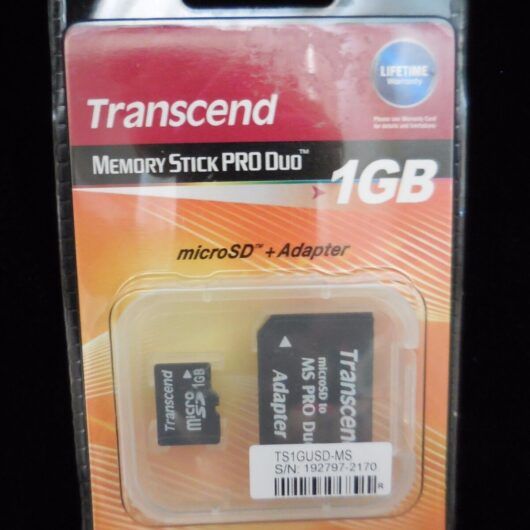 Memory Stick  Pro Duo 1 GB Nueva y Precintada.Micro sd+adaptador