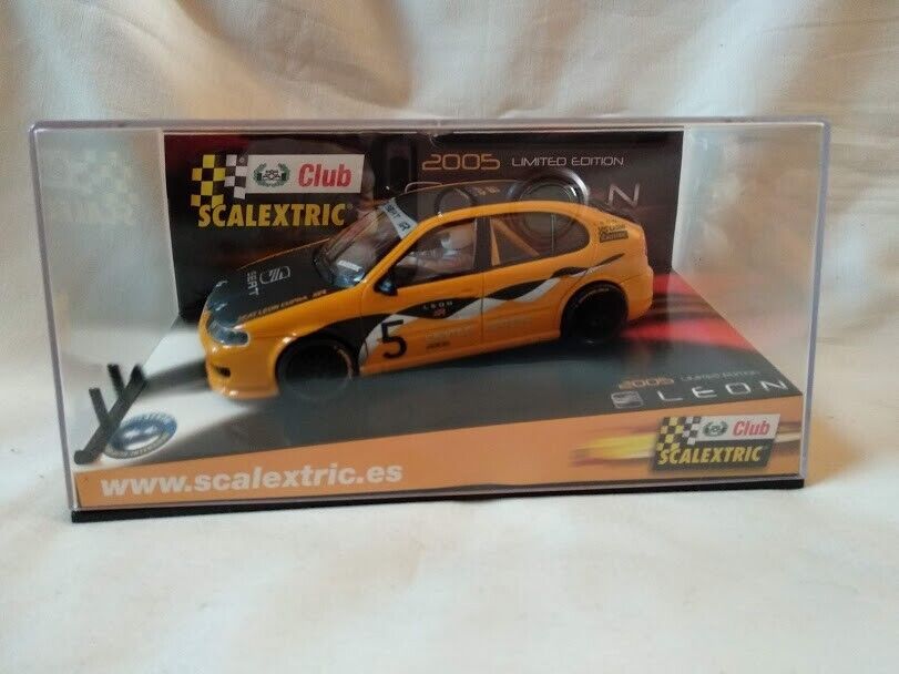 SCX Club Scalextric 2005 Seat Leon edicion limitada 1/32 Nuevo (109)