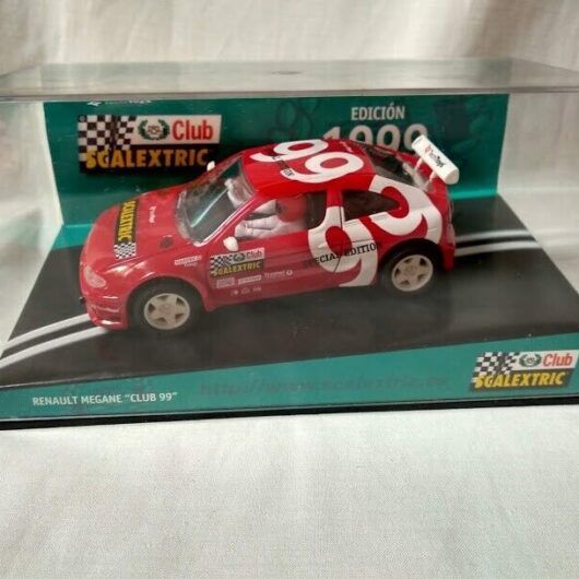 SCX Scalextric Renault Megane "Club 99" edicion Club Scalextric 1999 1/32 Nuevo
