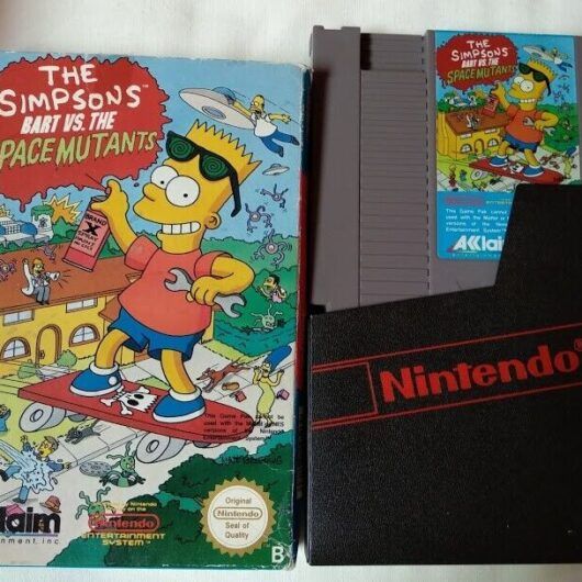 The Simpsons Bart VS. The Space Mutants para Nintendo Nes 8 bit usado