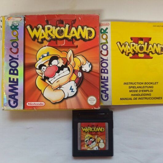 WARIOLAND II USADO completo GB color Pal ORIGINAL(156)