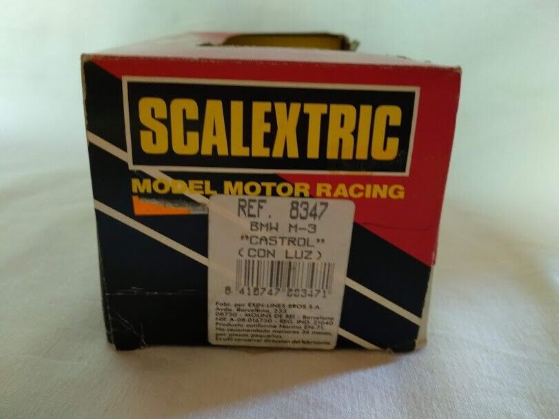BMW M-3 "Castrol" con luz REF 8437 1/32 Nuevo con caja - Imagen 5