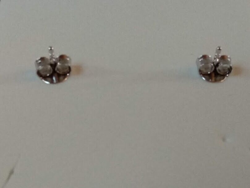 Pendientes y gargantilla con piedras Plata de Ley Rodiada presión Nuevos (106) - Imagen 6