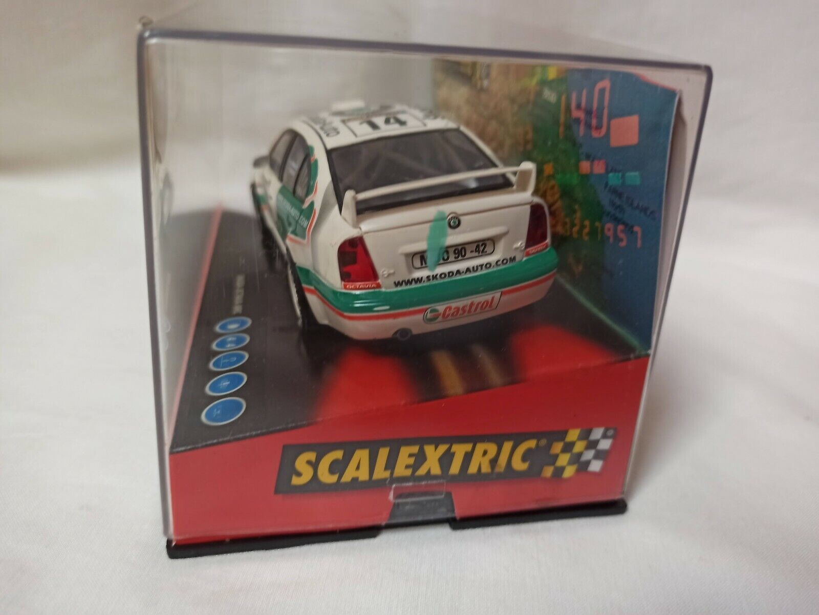 SCX Skoda Octavia WRC "Eriksson" Ref.61240 1/32 Nuevo (147)caja arañada - Imagen 6