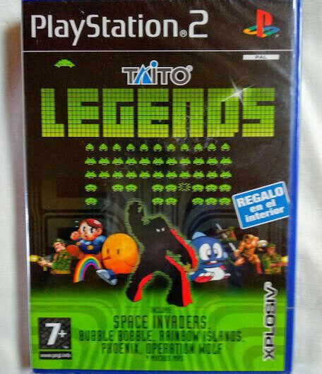 Taito Legends para playstation 2 Nuevo y precintado Pal
