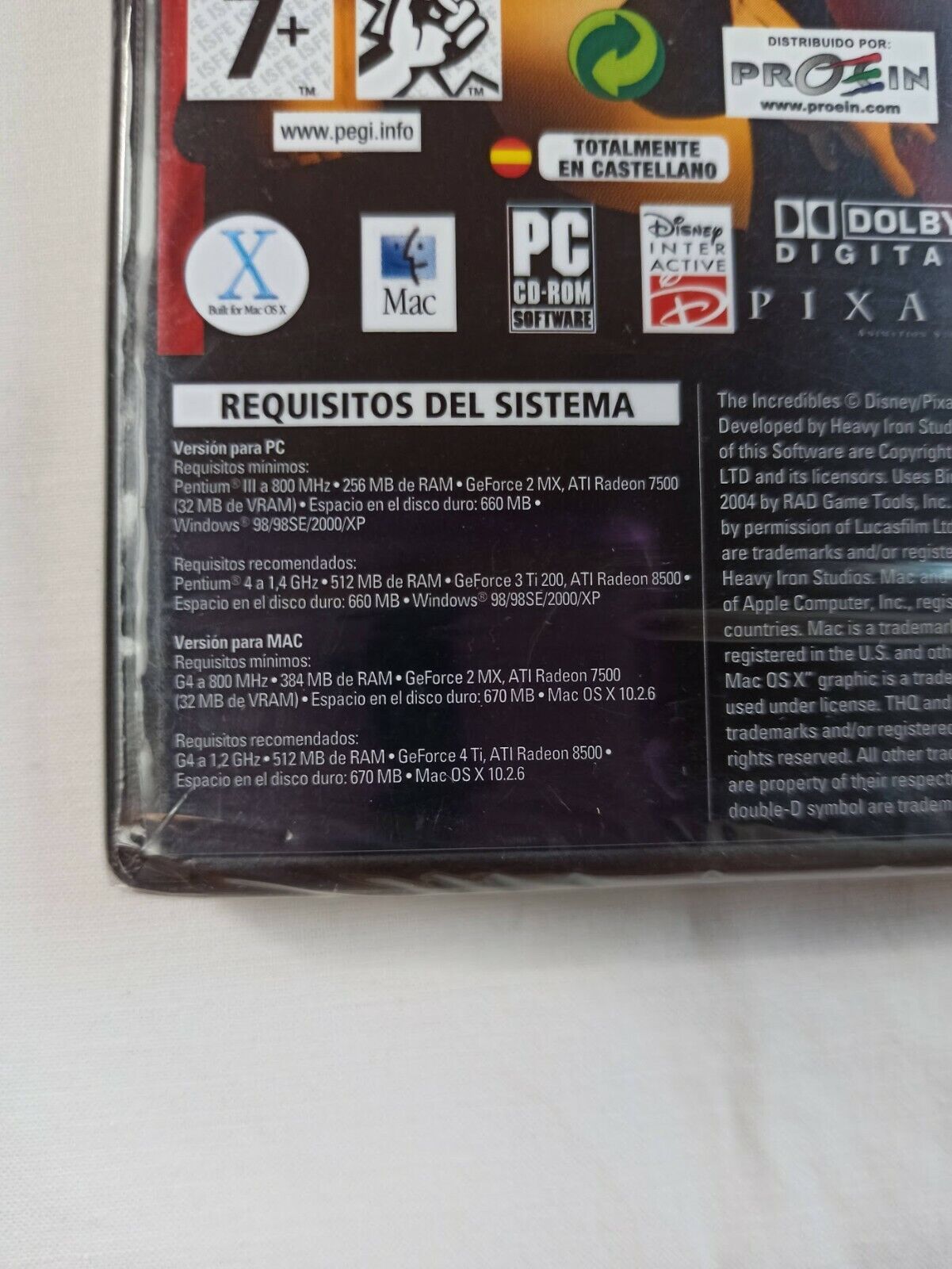 LOS INCREIBLES PC SOLO WIN 98/2000/XP Nuevo (140) - Imagen 4