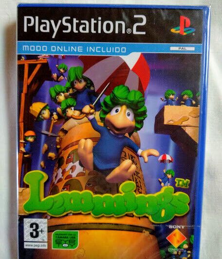 Lemmings  para playstation 2 Nuevo y precintado Pal