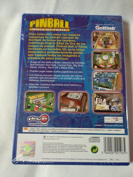 PINBALL HALL OF FAME PS2 NUEVO Y PRECINTADO PAL - Imagen 3