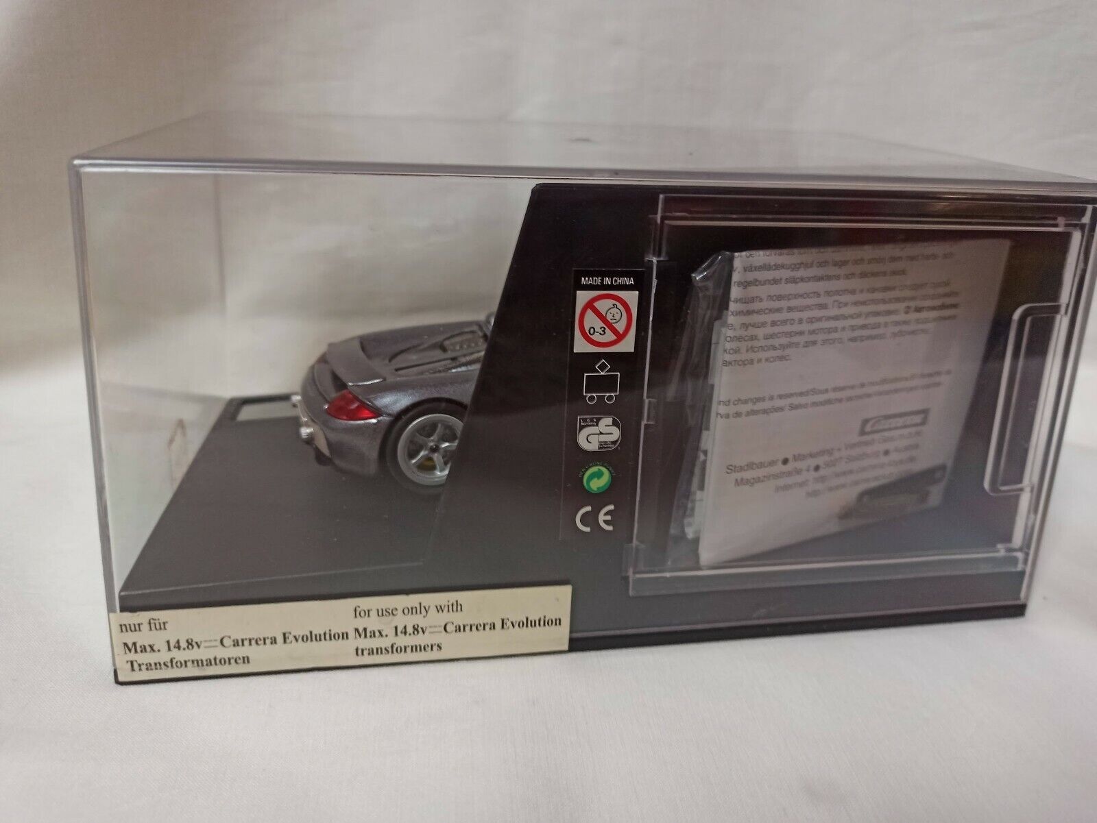 PORSCHE CARRERA GT Nuevo 1/32 modelo 25722 Slot Car dark silver NUEVO (147) - Imagen 3