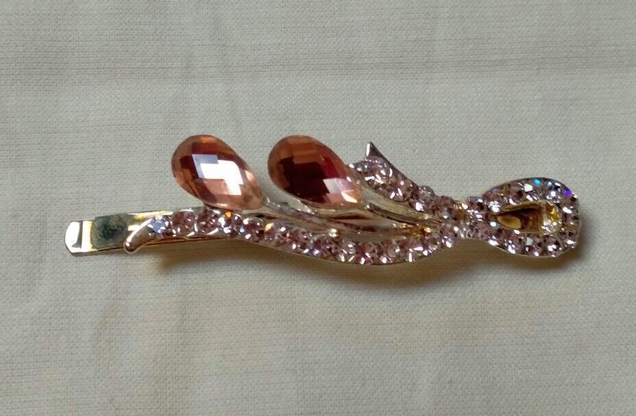 Pasador horquilla pelo color dorado mujer símiles colores  Nuevo - Imagen 3