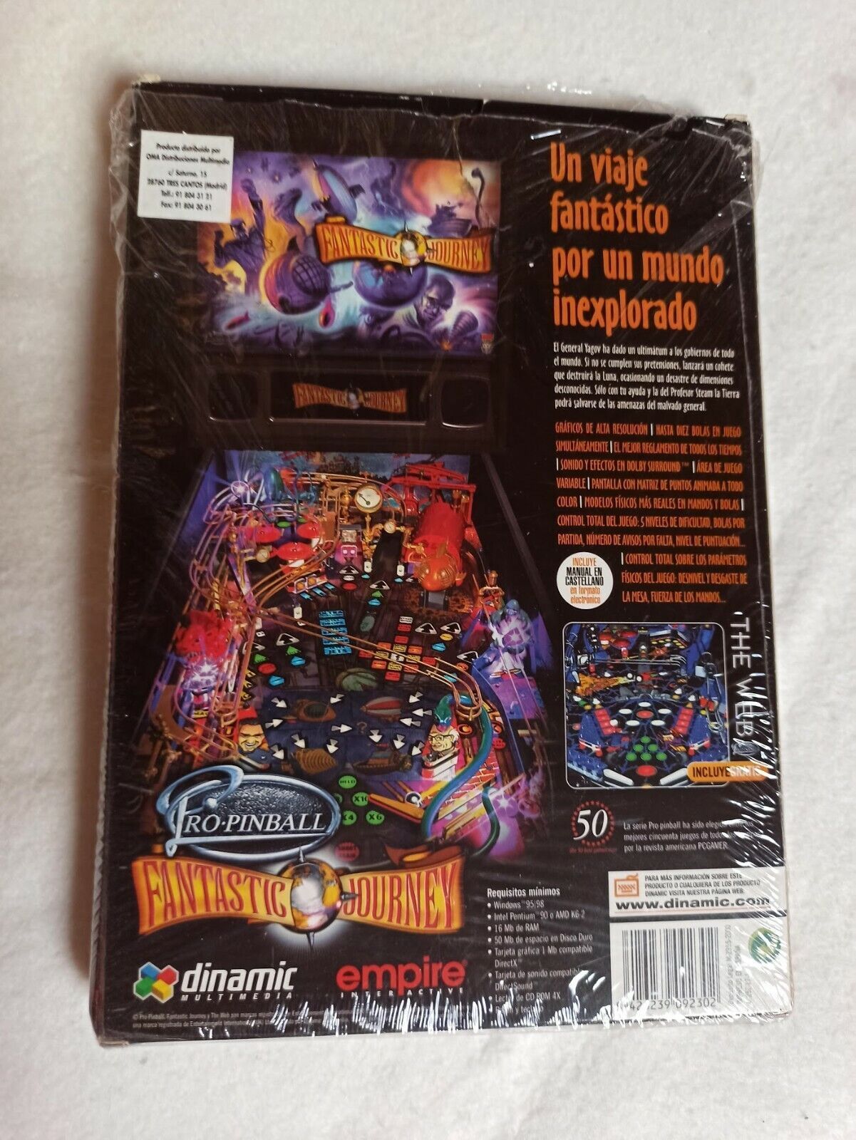 Pro Pimbal Fantastic Journey juego para PC SOLO WIN 95/98 Nuevo (138) - Imagen 3