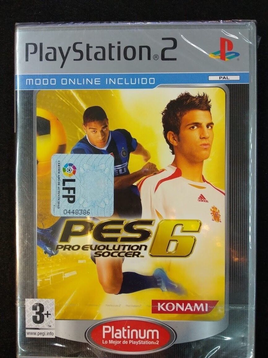 Pro evolution soccer 6 videojuego para play 2 nuevo y precintado (28)