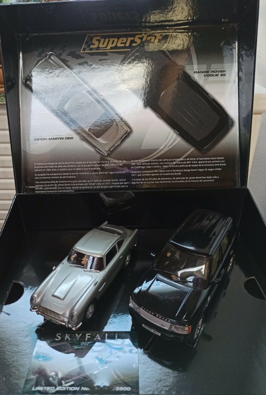 SCX SKYFALL 007 ASTON MARTIN Y RANGER ROVER 1/32 edición limitada Nuevo (149) - Imagen 5