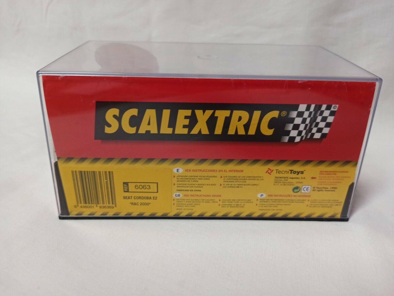 SCX Scalextric Seat Cordoba E2 "RAC 2000" ref 6063 1/32 Nuevo (143) - Imagen 3