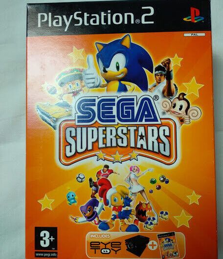 Sega SuperStars con camara eyetoy para playstation 2 Nuevo y precintado Pal
