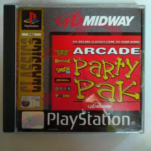 ARCADE PARTY PAK  Playstation 1 COMO NUEVO PAL