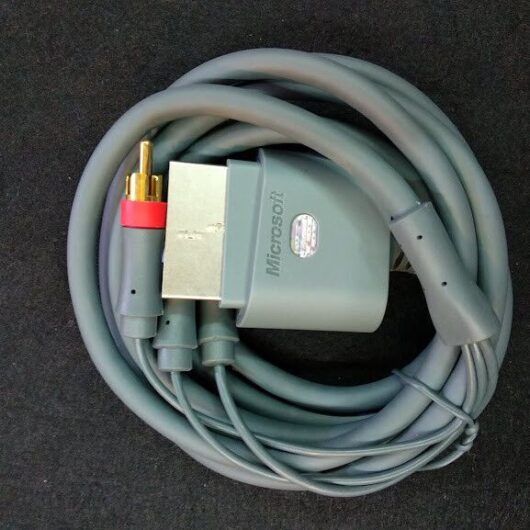 Cable AV para X-BOX 360 OEM nuevo original Microsoft