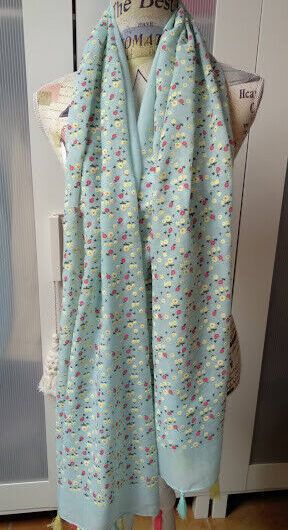 Fular estampado muy colorido algodon (135)