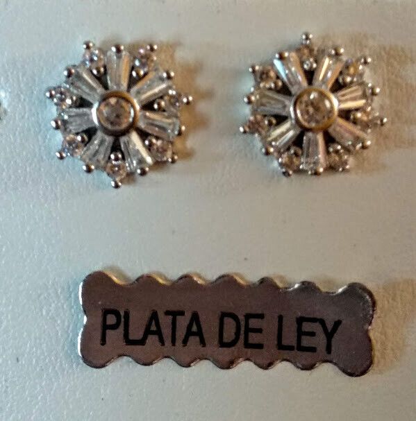 Pendientes y gargantilla estrella Plata de Ley Rodiada Nuevos (106) - Imagen 5