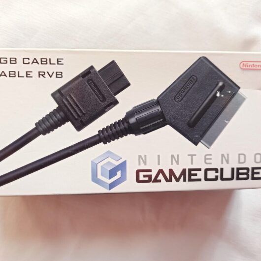 RGB CABLE PARA NINTENDO GAMECUBE ORIGINAL NUEVO(153)