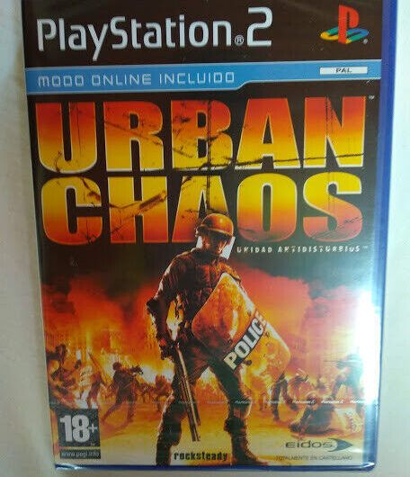 URBAN CHAOS UNIDAD ANTIDISTURBIOS para playstation 2 Nuevo y precintado Pal