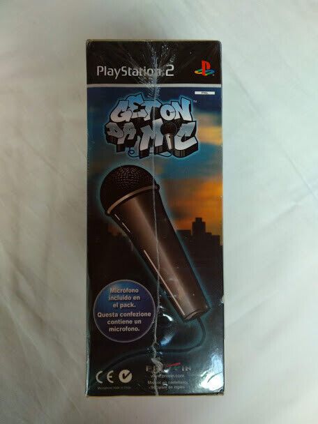 GET ON DA MIC CON MICROFONO para playstation 2 Nuevo y precintado Pal - Imagen 4