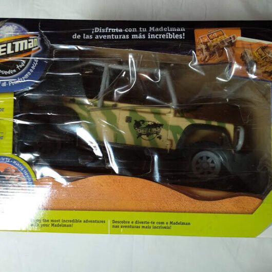 Madelman Jeep Explorador con figura Madelman y 4x4 y accesorios Nuevo a estrenar