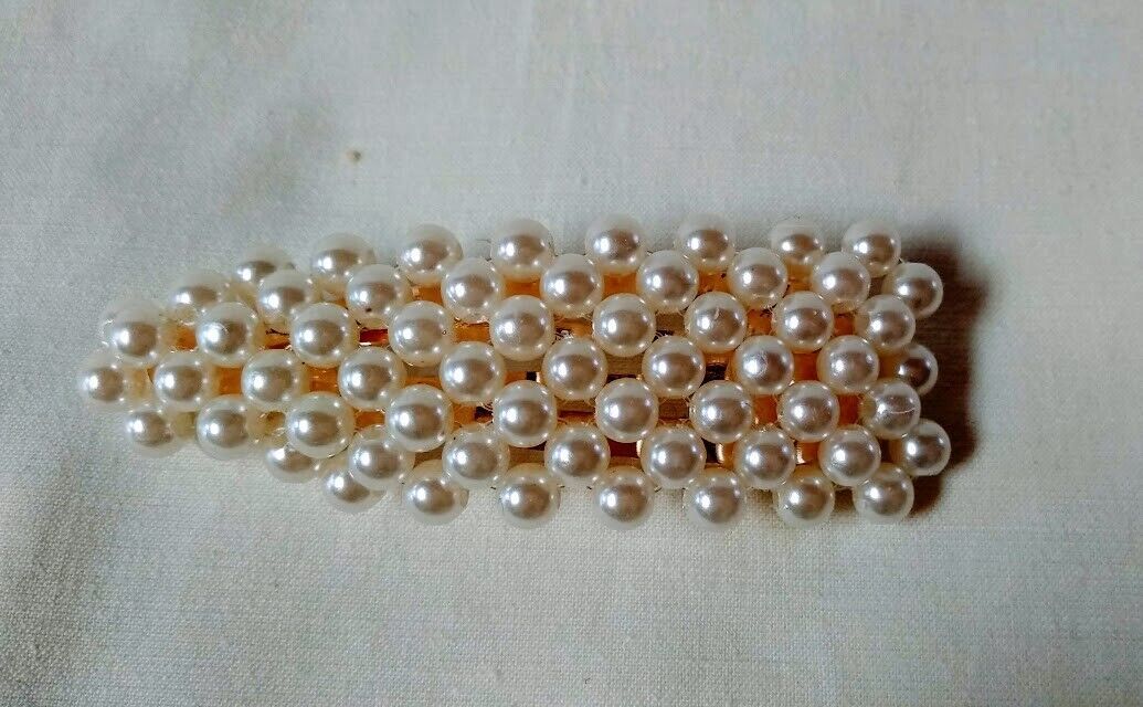 Pasador de pelo mujer cuajado de perlas pack 2 unidades nuevo y con etiquetas - Imagen 3