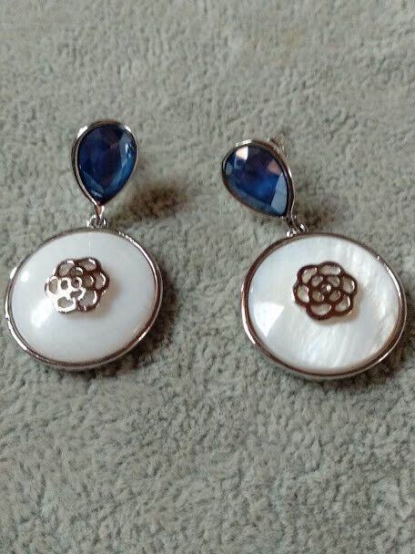 Pendientes mujer fantasía cierre de presión 2 colores Nuevos (106) - Imagen 3