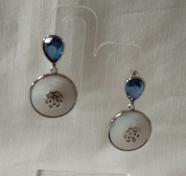 Pendientes mujer fantasía cierre de presión 2 colores Nuevos (106) - Imagen 5