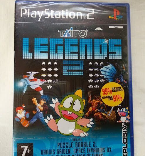 Taito Legends 2 para playstation 2 Nuevo y precintado Pal