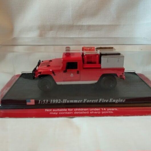 1:53 1992-Hummer Forest Fire Engine  Nuevo con blister (108)