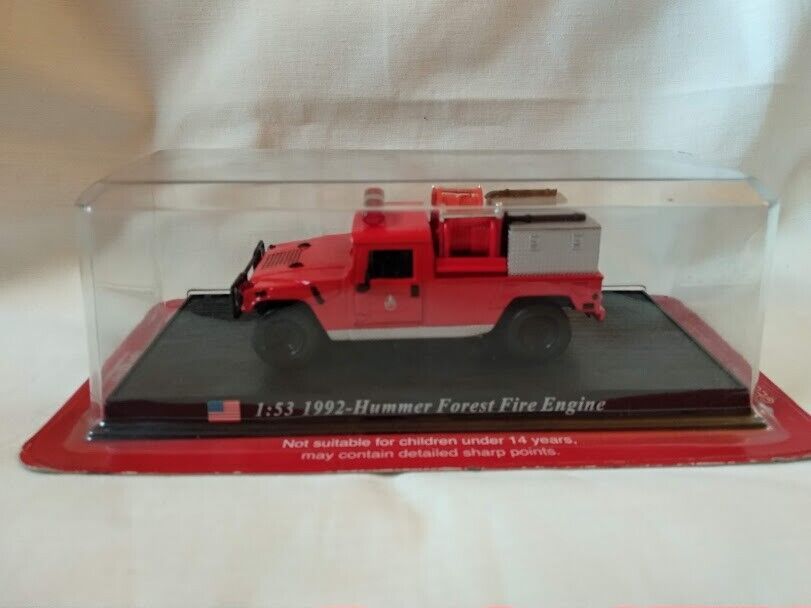 1:53 1992-Hummer Forest Fire Engine  Nuevo con blister (108)