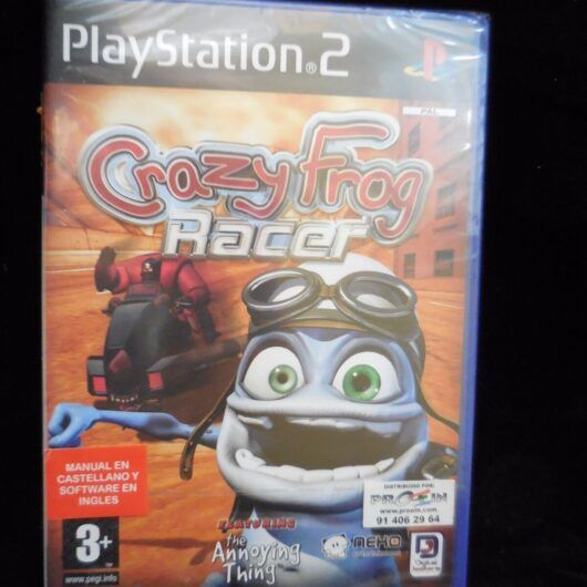 Crazy Frog Racer para playstation 2 nuevo y precintado