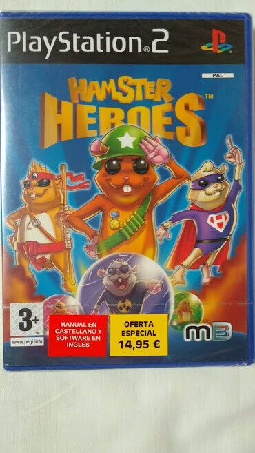 Hamster Heroes para playstation 2 Nuevo y precintado Pal